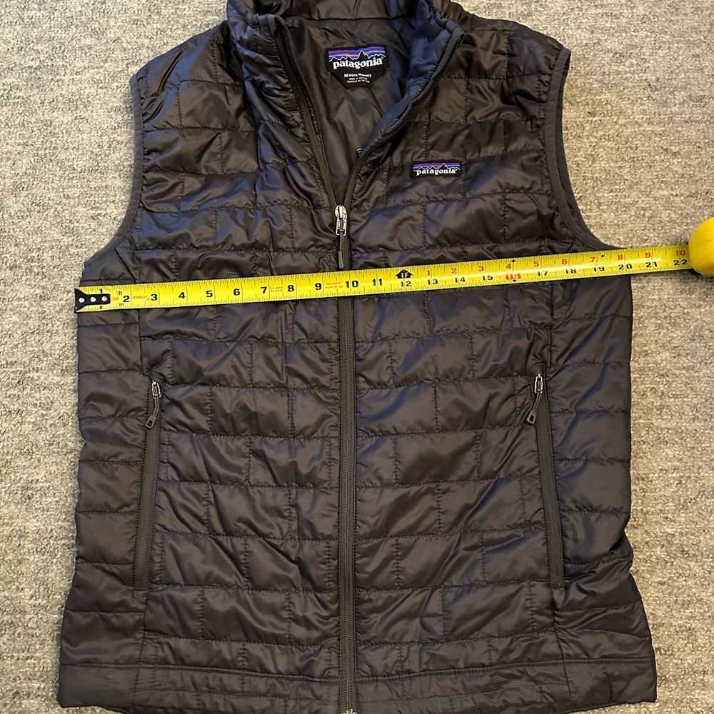 Patagonia Nano Puff Men’s Forged Gray Vest Size Medium Dark Gray